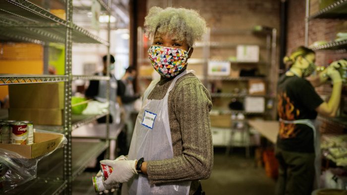 Shakeyra Stewart, Golden Harvest volunteer