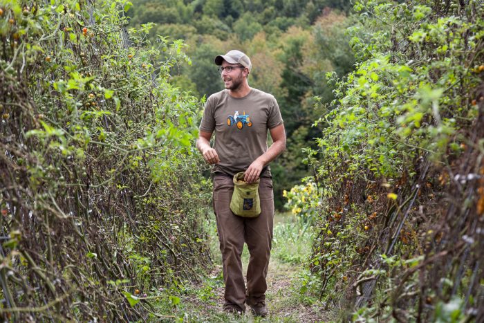 Farm Crew Manager Matt Boudreau.