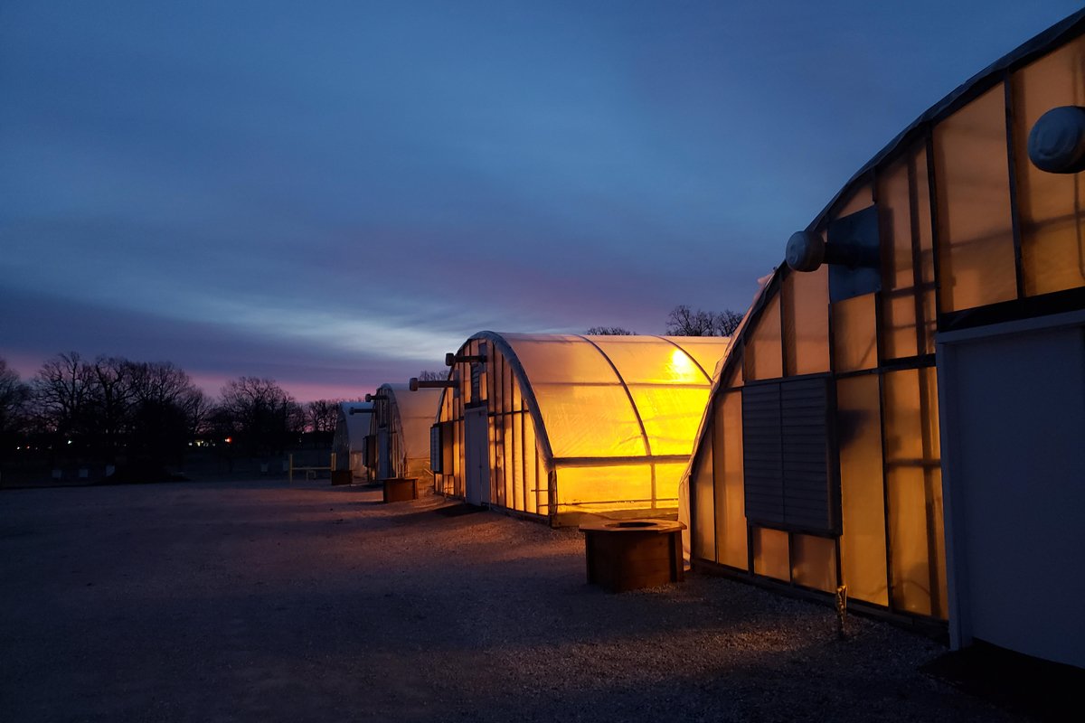 The greenhouses at Downstream Casino Resort. (Photo credit: Quapaw Nation)