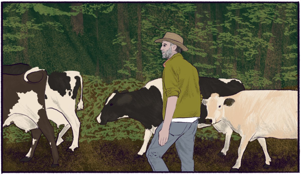 “[We’re] building a national collaborative of tech companies and developers, as well as researchers, producers, external service providers, universities, and food companies. Anybody who's transforming the way we farm.” Dave Herring, Executive Director (Illustration by Nhatt Nichols)